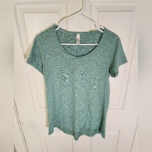 Lularoe Womens Heathered Striped Soft Stretchy XS Top